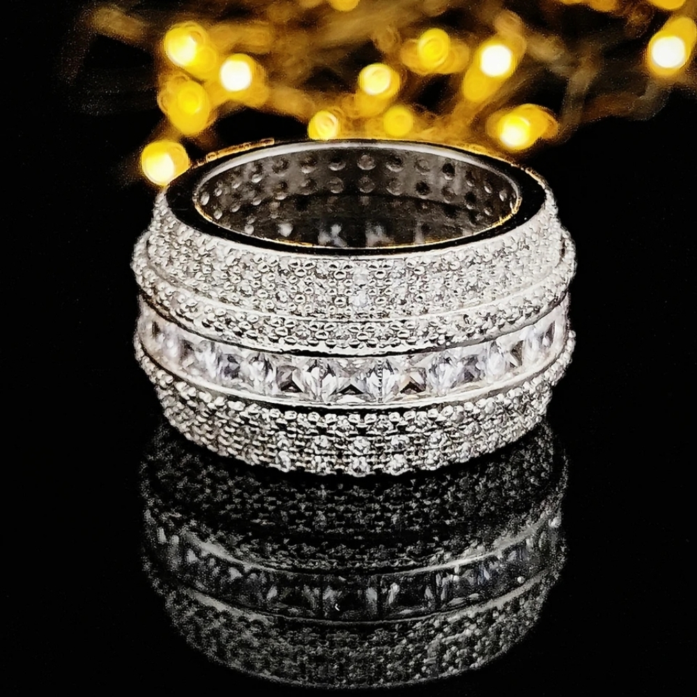 🩷Sterling silver diamond ring🩷 - Picture 5 of 5